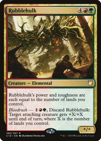 Rubblehulk [Commander 2018] | Fandemonia Ltd