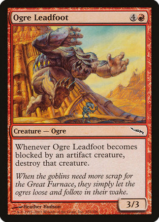 Ogre Leadfoot [Mirrodin] | Fandemonia Ltd