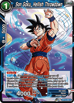 Son Goku, Hellish Throwdown (Common) [BT13-056] | Fandemonia Ltd