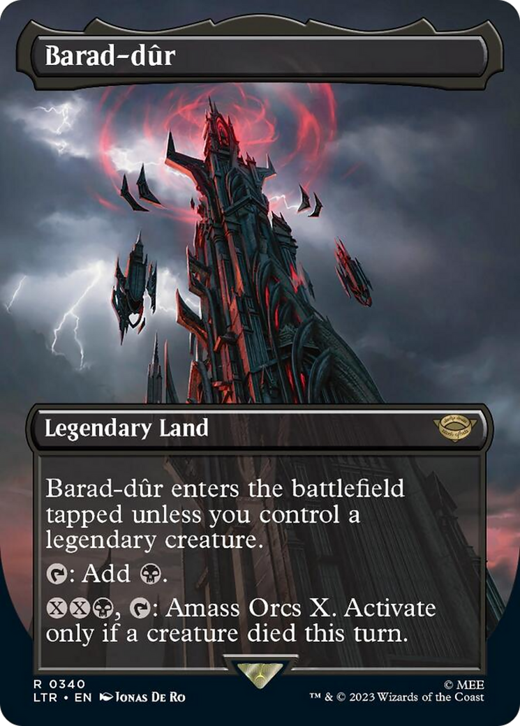 Barad-dur (Borderless Alternate Art) (340) [The Lord of the Rings: Tales of Middle-Earth] | Fandemonia Ltd