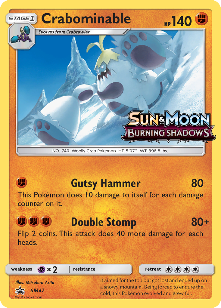 Crabominable (SM47) [Sun & Moon: Black Star Promos] | Fandemonia Ltd