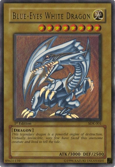Blue-Eyes White Dragon [SDK-001] Ultra Rare | Fandemonia Ltd