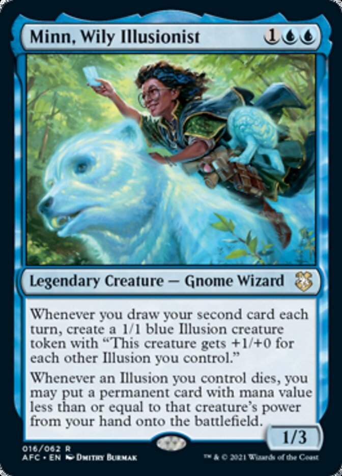 Minn, Wily Illusionist [Dungeons & Dragons: Adventures in the Forgotten Realms Commander] | Fandemonia Ltd