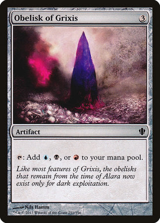 Obelisk of Grixis [Commander 2013] | Fandemonia Ltd