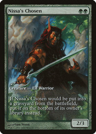 Nissa's Chosen [Zendikar Promos] | Fandemonia Ltd