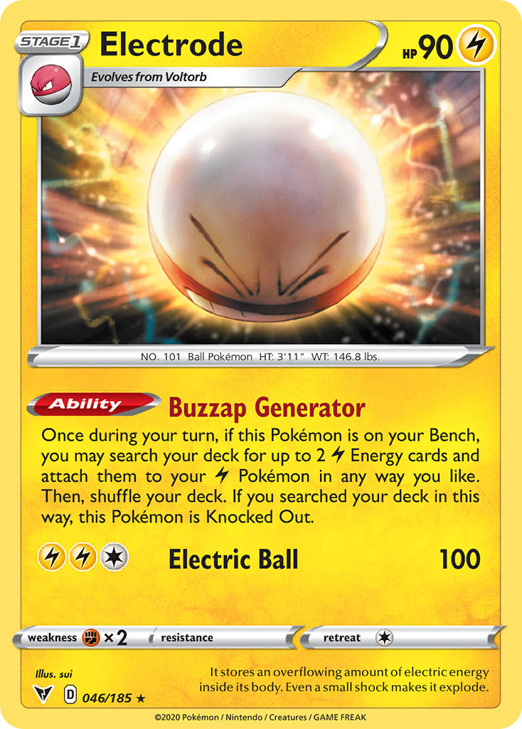 Electrode (046/185) [Sword & Shield: Vivid Voltage] | Fandemonia Ltd