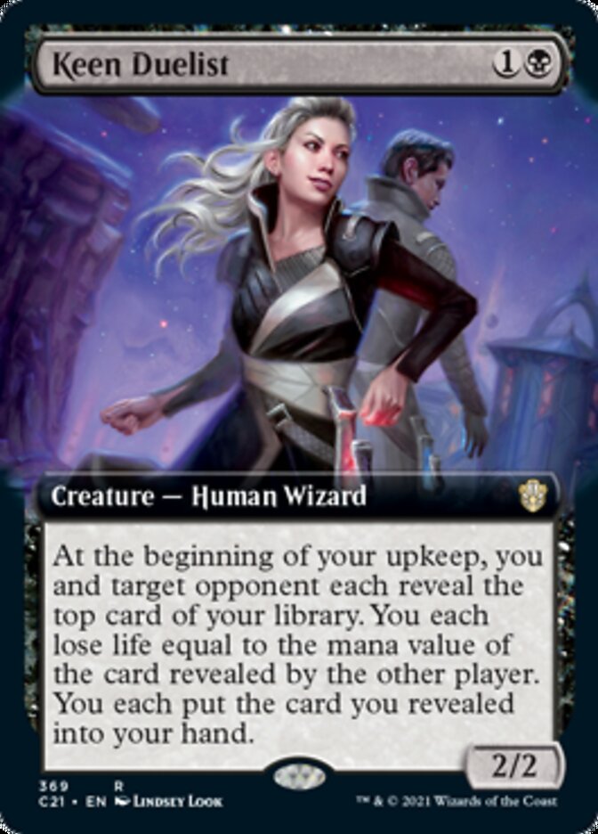 Keen Duelist (Extended) [Commander 2021] | Fandemonia Ltd