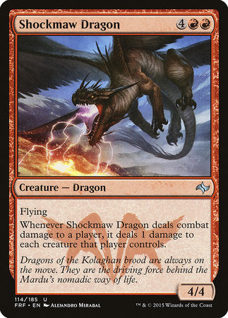 Shockmaw Dragon [Fate Reforged] | Fandemonia Ltd