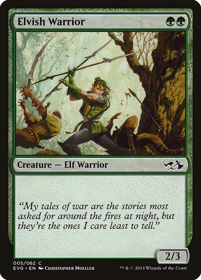 Elvish Warrior (Elves vs. Goblins) [Duel Decks Anthology] | Fandemonia Ltd