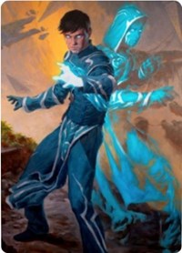 Jace, Mirror Mage 1 Art Card [Zendikar Rising Art Series] | Fandemonia Ltd