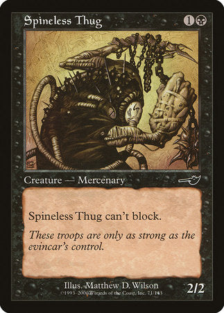 Spineless Thug [Nemesis] | Fandemonia Ltd