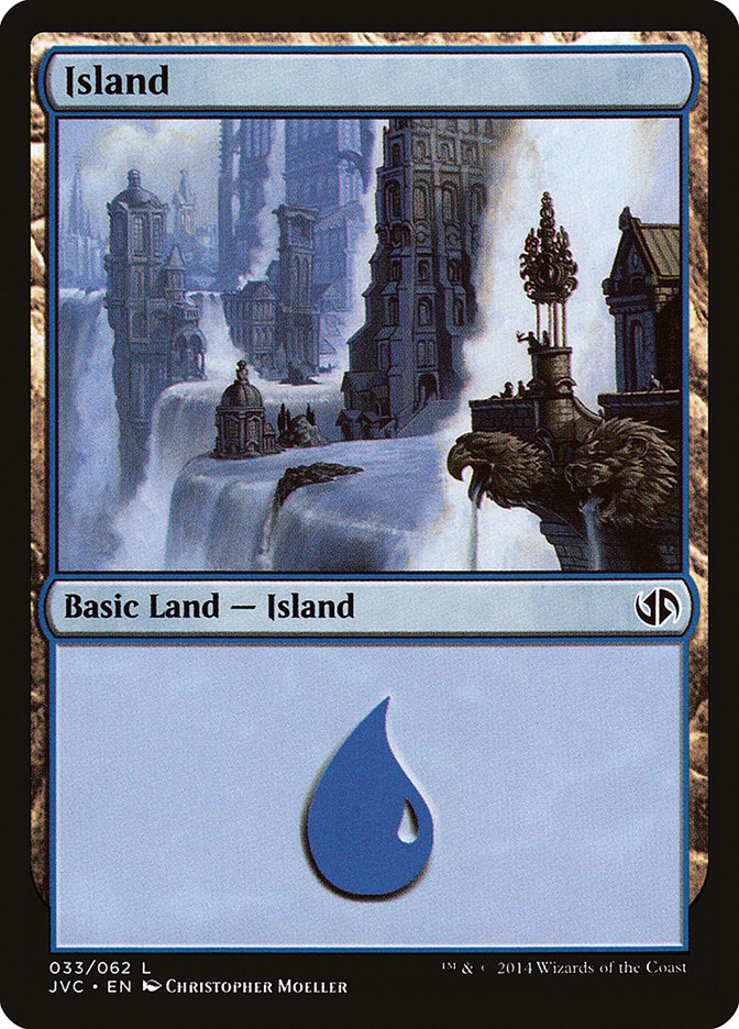 Island (33) [Duel Decks Anthology] | Fandemonia Ltd