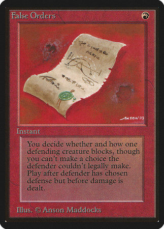 False Orders [Limited Edition Beta] | Fandemonia Ltd
