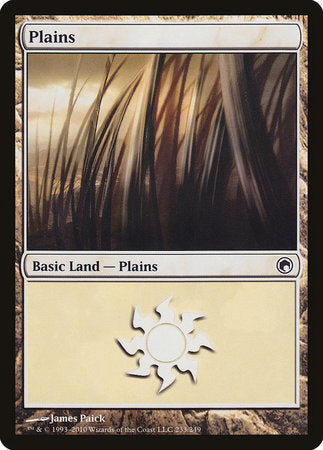 Plains (233) [Scars of Mirrodin] | Fandemonia Ltd