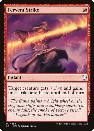 Fervent Strike [Dominaria] | Fandemonia Ltd