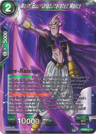 Majin Buu // Majin Buu, Unadulterated Might (BT14-062) [Cross Spirits Prerelease Promos] | Fandemonia Ltd