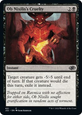 Ob Nixilis's Cruelty [Jumpstart 2022] | Fandemonia Ltd