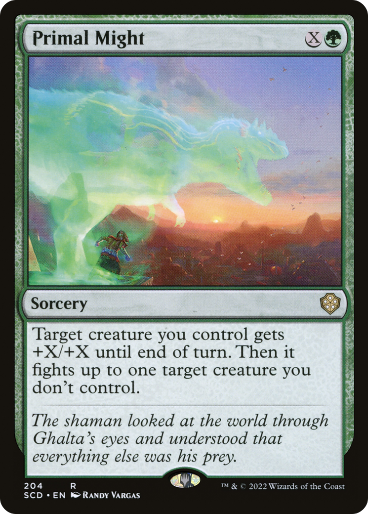 Primal Might [Starter Commander Decks] | Fandemonia Ltd