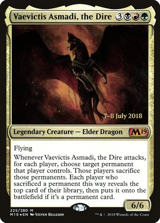 Vaevictis Asmadi, The Dire [Core Set 2019 Promos] | Fandemonia Ltd