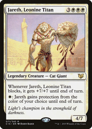 Jareth, Leonine Titan [Commander 2015] | Fandemonia Ltd