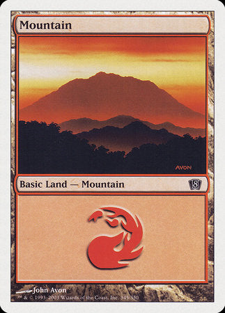 Mountain (345) [Eighth Edition] | Fandemonia Ltd