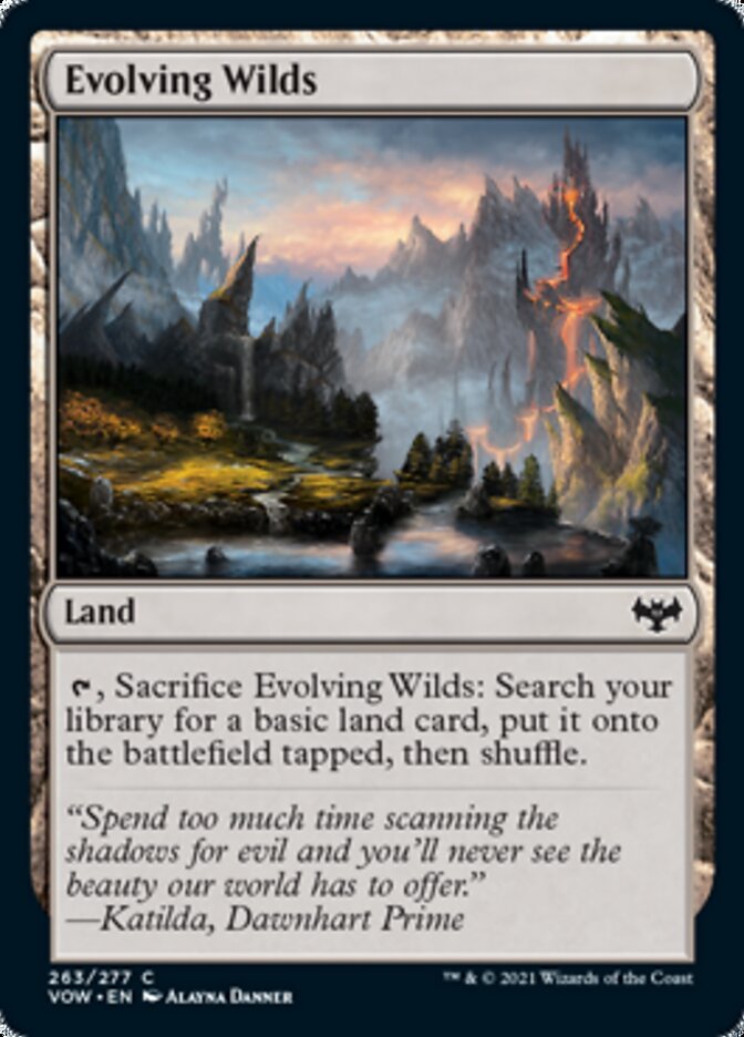 Evolving Wilds [Innistrad: Crimson Vow] | Fandemonia Ltd