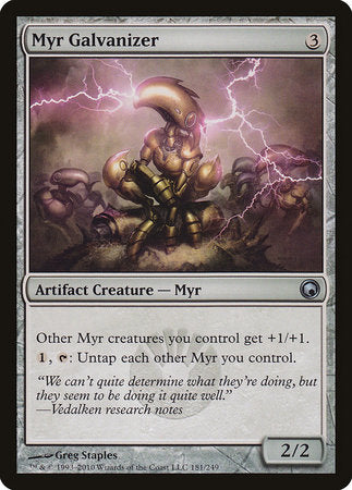Myr Galvanizer [Scars of Mirrodin] | Fandemonia Ltd