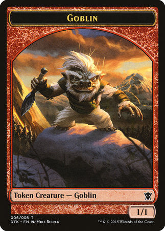 Goblin Token [Dragons of Tarkir Tokens] | Fandemonia Ltd