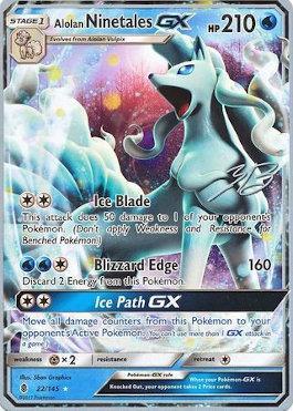 Alolan Ninetales GX (22/145) (Ice Path FTW - Zachary Bokhari) [World Championships 2017] | Fandemonia Ltd