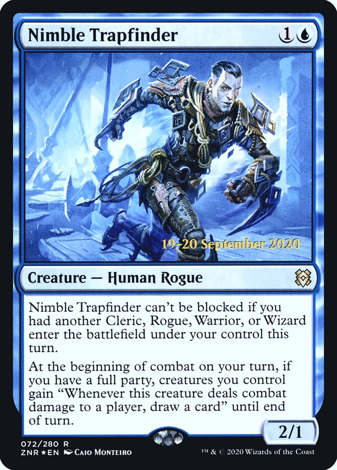 Nimble Trapfinder  [Zendikar Rising Prerelease Promos] | Fandemonia Ltd