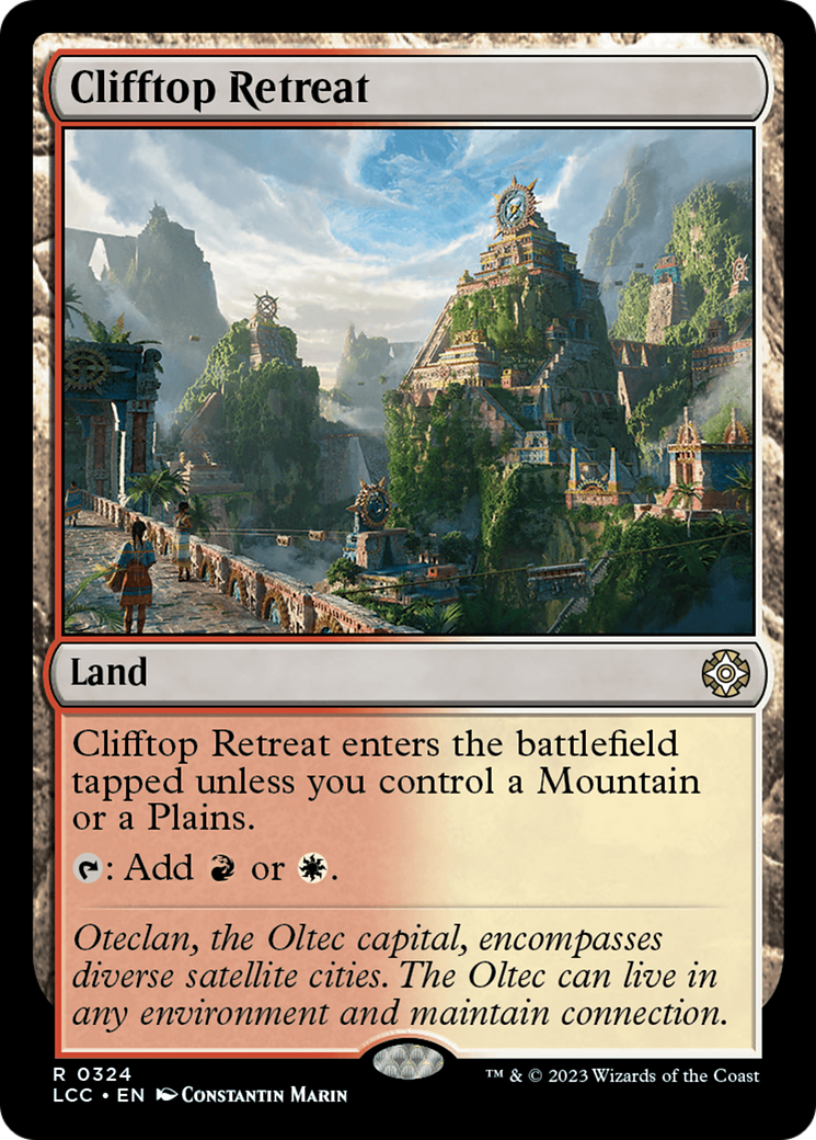 Clifftop Retreat [The Lost Caverns of Ixalan Commander] | Fandemonia Ltd