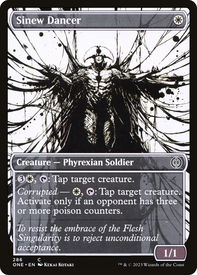 Sinew Dancer (Showcase Ichor) [Phyrexia: All Will Be One] | Fandemonia Ltd