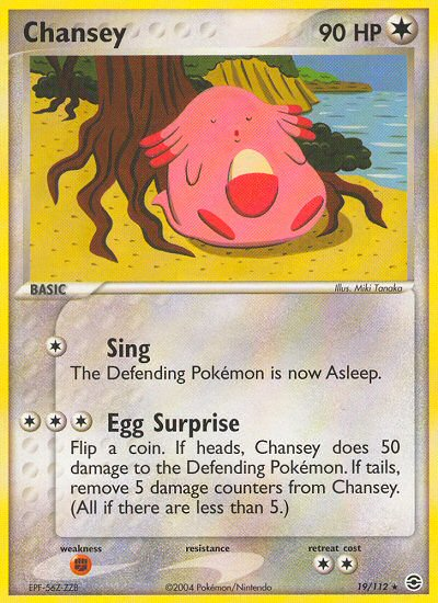 Chansey (19/112) [EX: FireRed & LeafGreen] | Fandemonia Ltd