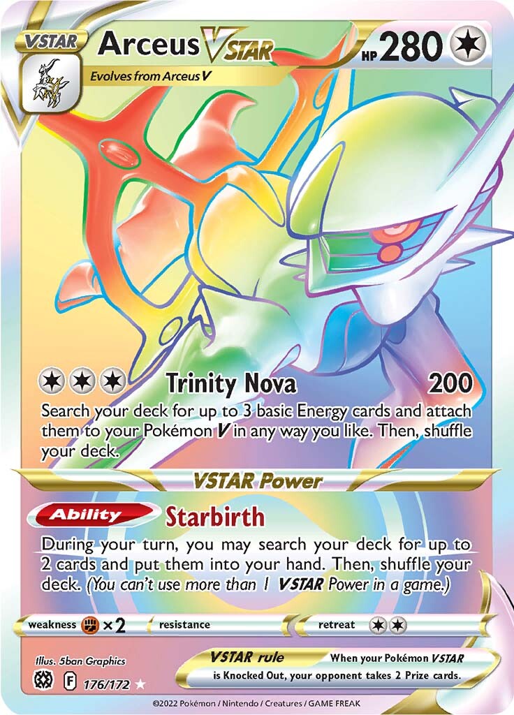 Arceus VSTAR (176/172) [Sword & Shield: Brilliant Stars] | Fandemonia Ltd