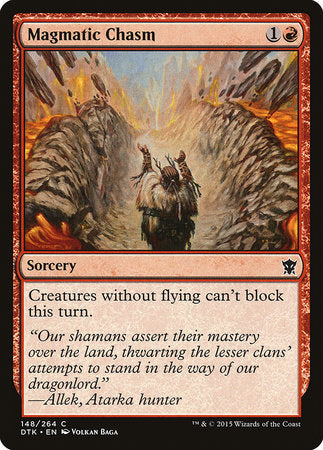 Magmatic Chasm [Dragons of Tarkir] | Fandemonia Ltd