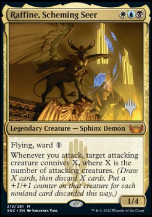 Raffine, Scheming Seer (Promo Pack) [Streets of New Capenna Promos] | Fandemonia Ltd