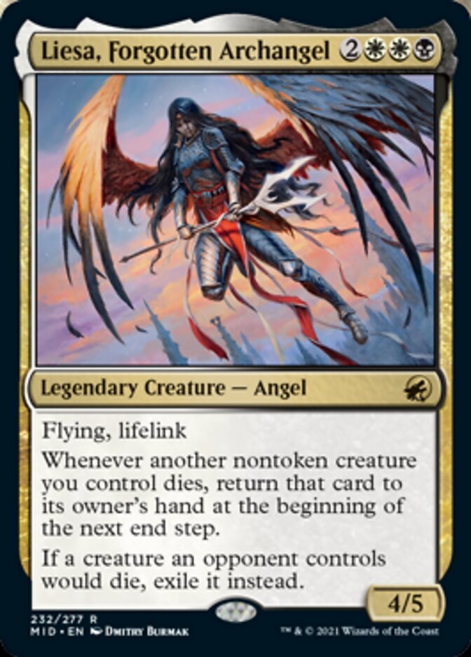 Liesa, Forgotten Archangel [Innistrad: Midnight Hunt] | Fandemonia Ltd