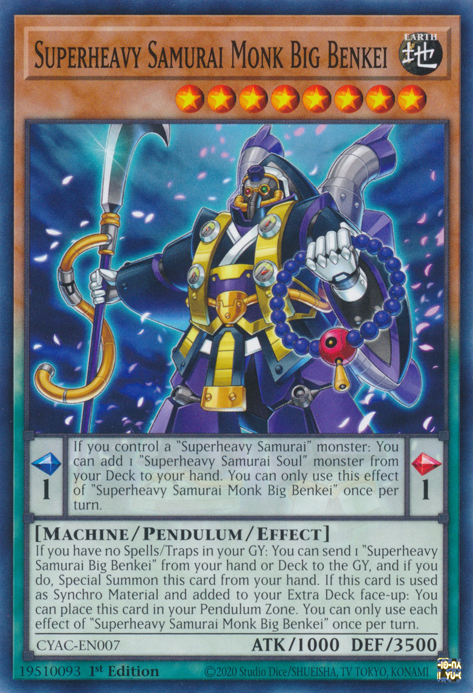 Superheavy Samurai Monk Big Benkei [CYAC-EN007] Common | Fandemonia Ltd