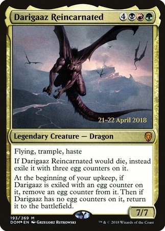 Darigaaz Reincarnated [Dominaria Promos] | Fandemonia Ltd