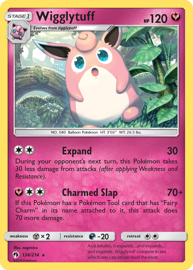 Wigglytuff (134/214) [Sun & Moon: Lost Thunder] | Fandemonia Ltd