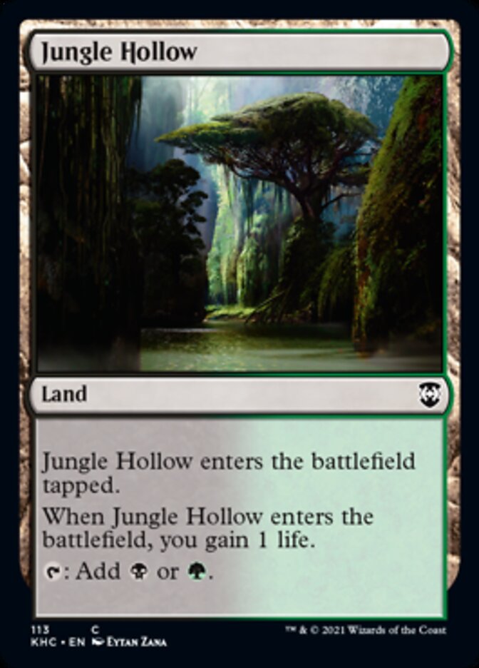 Jungle Hollow [Kaldheim Commander] | Fandemonia Ltd