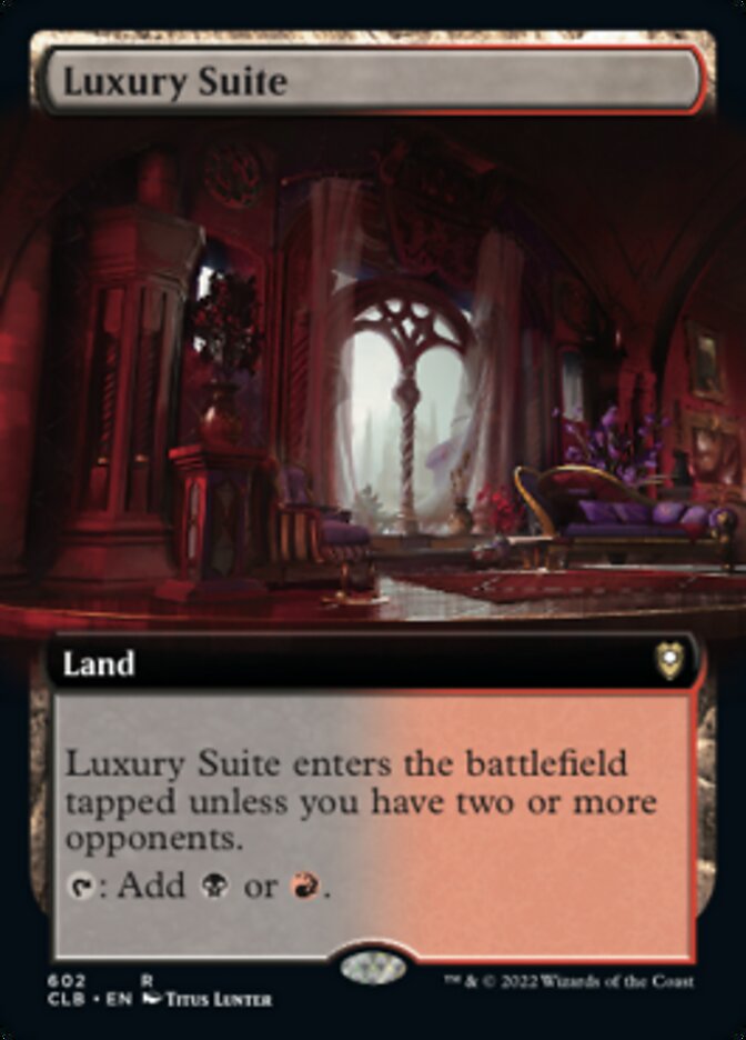 Luxury Suite (Extended Art) [Commander Legends: Battle for Baldur's Gate] | Fandemonia Ltd