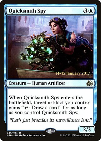 Quicksmith Spy [Aether Revolt Promos] | Fandemonia Ltd