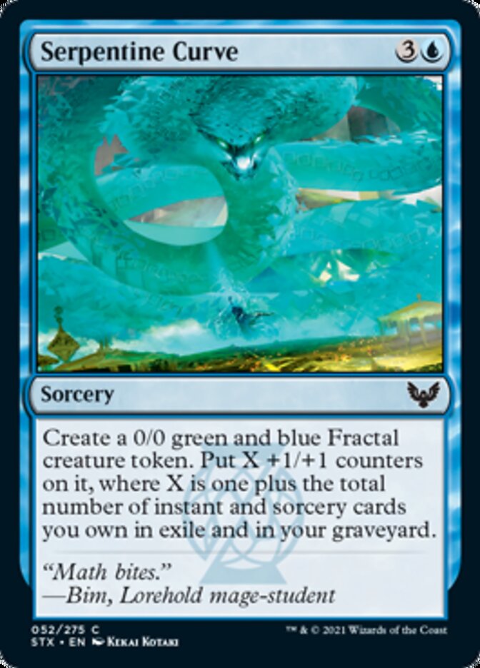 Serpentine Curve [Strixhaven: School of Mages] | Fandemonia Ltd