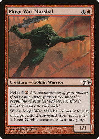 Mogg War Marshal [Duel Decks: Elves vs. Goblins] | Fandemonia Ltd