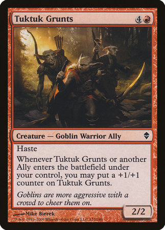 Tuktuk Grunts [Zendikar] | Fandemonia Ltd