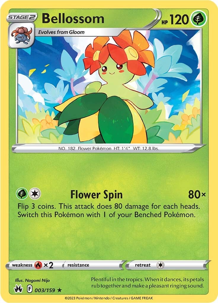 Bellossom (003/159) [Sword & Shield: Crown Zenith] | Fandemonia Ltd