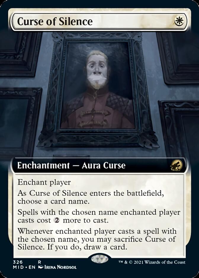 Curse of Silence (Extended) [Innistrad: Midnight Hunt] | Fandemonia Ltd