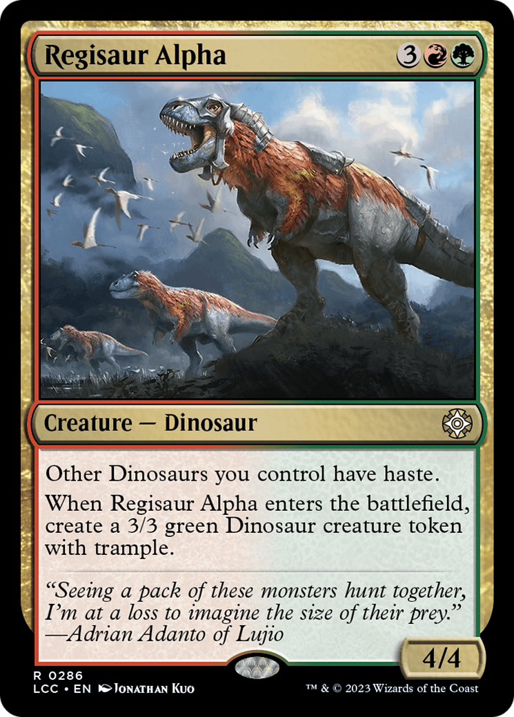 Regisaur Alpha [The Lost Caverns of Ixalan Commander] | Fandemonia Ltd