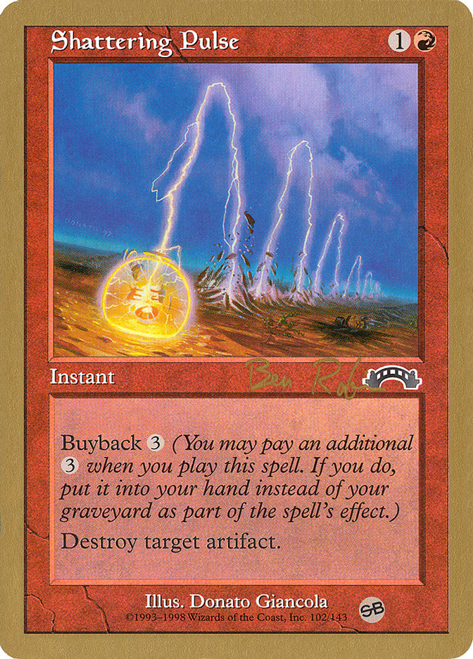 Shattering Pulse (Ben Rubin) (SB) [World Championship Decks 1998] | Fandemonia Ltd